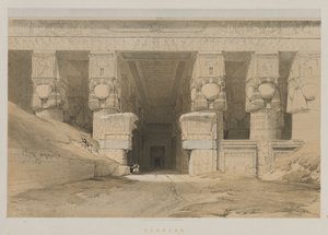 エジプトとヌビア、ボリュームI：Dendera、1847。 作： Louis Haghe