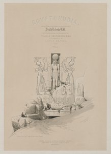 エジプトとヌビア、ボリュームI：フロントピース、1846年。 作： Louis Haghe