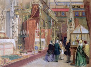 1851年の大展示の中世裁判所