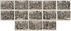 キリスト、聖パウロ、十二使徒 作： Louis Hayet