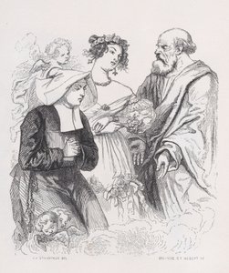 ベランジェの全作品、1836年からの慈善の二人の姉妹。作成者：ルイ・アンリ・ブレヴィエール、セザール・オーギュスト・エベール。 作： Louis Henri Brevière, Cesar Auguste Hebert
