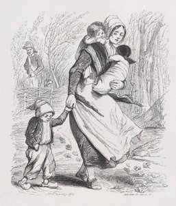 ベランジェ全集、1836年の赤毛のジャンヌ。 作： Louis Henri Brévière