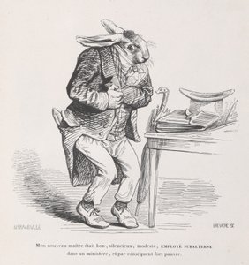 動物の私生活と公の生活からのシーンからの私の新しいマスター、ca。 1837-47。 作： Louis Henri Brévière
