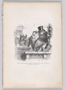公爵夫人は公爵と一緒に夜想曲を歌っています... プライベートのシーンから. 1837-47。 作： Louis Henri Brévière