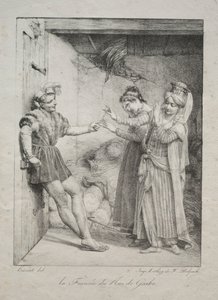 ガルベの王の婚約者、1800年。 作： Louise Marie Jeanne Hersent