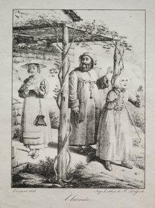 隠者、1818年。 作： Louise Marie Jeanne Hersent