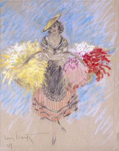 花売り 作： Louis Icart