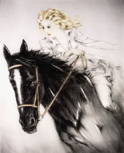 ホースウーマン 作： Louis Icart
