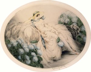 あじさい 作： Louis Icart