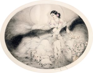 カメリアの女性、1917年頃（エッチングとドライポイント）