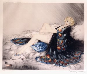 シルクローブ 作： Louis Icart