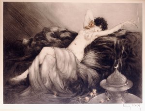 煙; フメー 作： Louis Icart