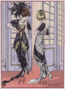デザイナー、ツィメルマンによる1910年代の女性ファッション 作： Louis Icart