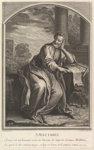 聖マタイ、1726 年。 作： Louis Jacob