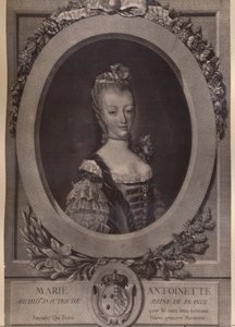 マリーアントワネット、フランスの女王、18世紀後半1894年。 作： Louis Jacques Cathelin