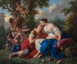 ルノーとアーミデ 作： Louis Jean François Lagrenée