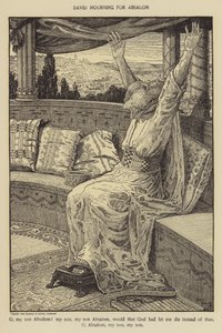 アブサロムを悼むデイビッド 作： Louis John Rhead