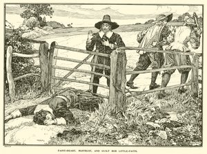 失神、不信、罪悪感 Rob Little-Faith (彫刻) 作： Louis John Rhead