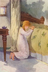 ヨハンナ・スピリ作『ハイジ』の挿絵（カラーリトグラフ） 作： Louis John Rhead