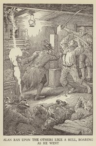 ロバート・ルイス・スティーブンソンによって誘拐されたイラスト 作： Louis John Rhead