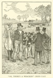 Tom Browns School-Days」のイラスト（彫刻）。 作： Louis John Rhead