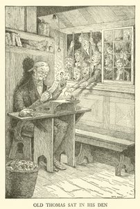 Tom Browns School-Days」のイラスト（彫刻）。 作： Louis John Rhead