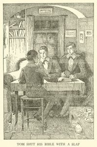 Tom Browns School-Days」のイラスト（彫刻）。 作： Louis John Rhead