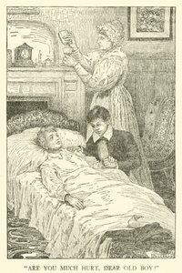 Tom Browns School-Days」のイラスト（彫刻）。 作： Louis John Rhead