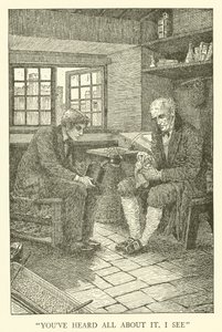 Tom Browns School-Days」のイラスト（彫刻）。 作： Louis John Rhead