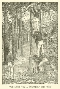 Tom Browns School-Days」のイラスト（彫刻）。 作： Louis John Rhead
