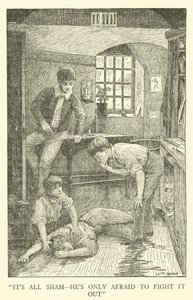 Tom Browns School-Days」のイラスト（彫刻）。 作： Louis John Rhead