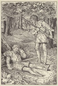 私の自由は、あなたの恵みによってではなく、私のスタッフを通して勝ちました 作： Louis John Rhead