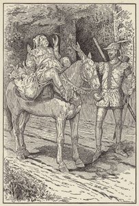 いや、ロビン、クオー、恐れることは何もない、私はあなたに害を及ぼさないから 作： Louis John Rhead