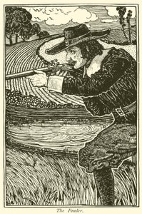 ザ・ファウラー（彫刻 作： Louis John Rhead