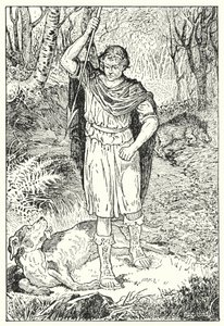 オールド・ハウンド（リトグラフ） 作： Louis John Rhead