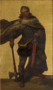 ハースタルのペピン、1872-1877。 作： Louis Joseph Gallait