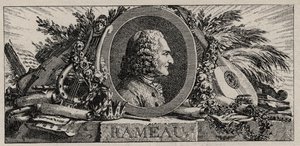 ジャン・フィリップ・ラモー（1683-1764）の肖像 ルイ・ジョゼフ・マスケリエの彫刻作品