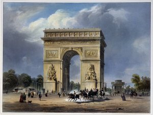 Arc de Triomphe - by Arnout 作： Louis Jules Arnout