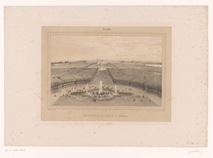 ベルサイユの庭園の眺め Vue générale du Parc et du Château (オブジェクトのタイトル) パリとその周辺の顔 (シリーズ タイトル) Versailles (オブジェクトのシリーズ タイトル)