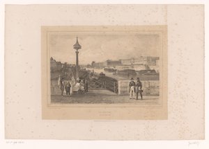 ポン・ヌフからのパレ・デュ・ルーヴルの眺め Le Louvre, pris du Pont-neuf (オブジェクトのタイトル) パリとその周辺の顔 (シリーズ タイトル) Paris (オブジェクトのシリーズ タイトル) 作： Louis Julien Jacottet