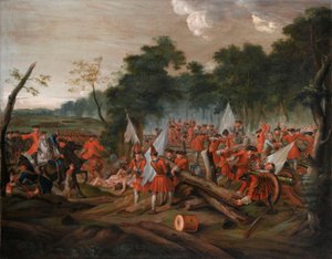 マルプラケの戦い、1709年9月11日、1713年頃 作： Louis Laguerre