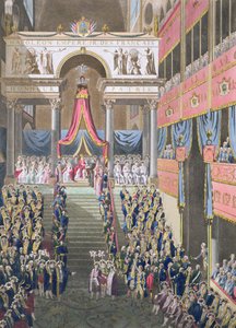 1806年に公開されたノートルダム大聖堂での天皇、憲法の誓いを宣言する 作： Louis Le Coeur