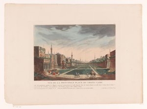 カイロの広場の眺め Vue de la Principale Place du Grand Caire (オブジェクトのタイトル) イタリア、スペイン、エジプトの街並み（連載タイトル） 作： Louis Lecoeur