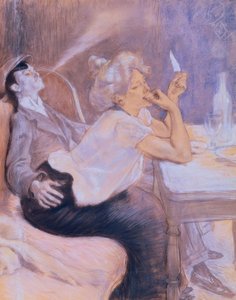 アパッチの晩餐 作： Louis Legrand