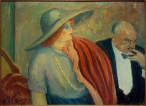 劇場のカップル 作： Louis Legrand