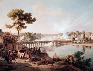 ロディの戦いで指示を出すナポレオン・ボナパルト 作： Louis Lejeune