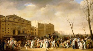 Boulevard duCrimeのカーニバル 作： Louis Leopold Boilly