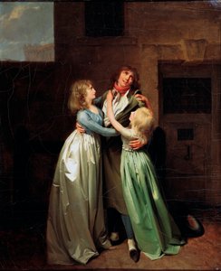 悲しい別れ、1780年代 作： Louis Leopold Boilly