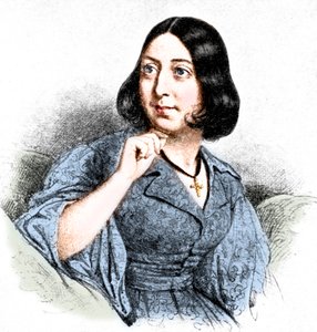 「ジョージ・サンド」、1923年 作： Louis Leopold Boilly