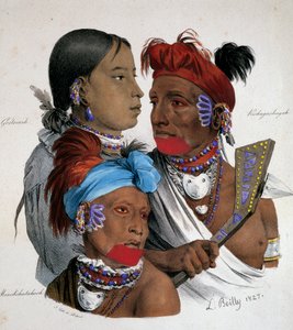 ミズーリ州のインディアン女性、Gthe-Do
